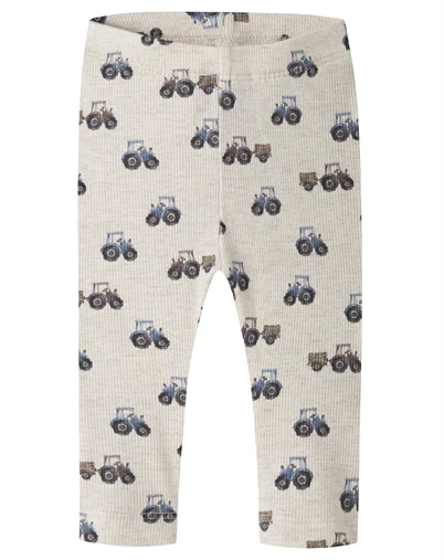 Name it - NBMLudwig Long Leggings - Peyote Melange